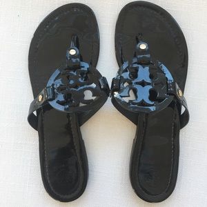 Tory Burch 🌸Miller🌸Patent Leather, Black 10 1/2
